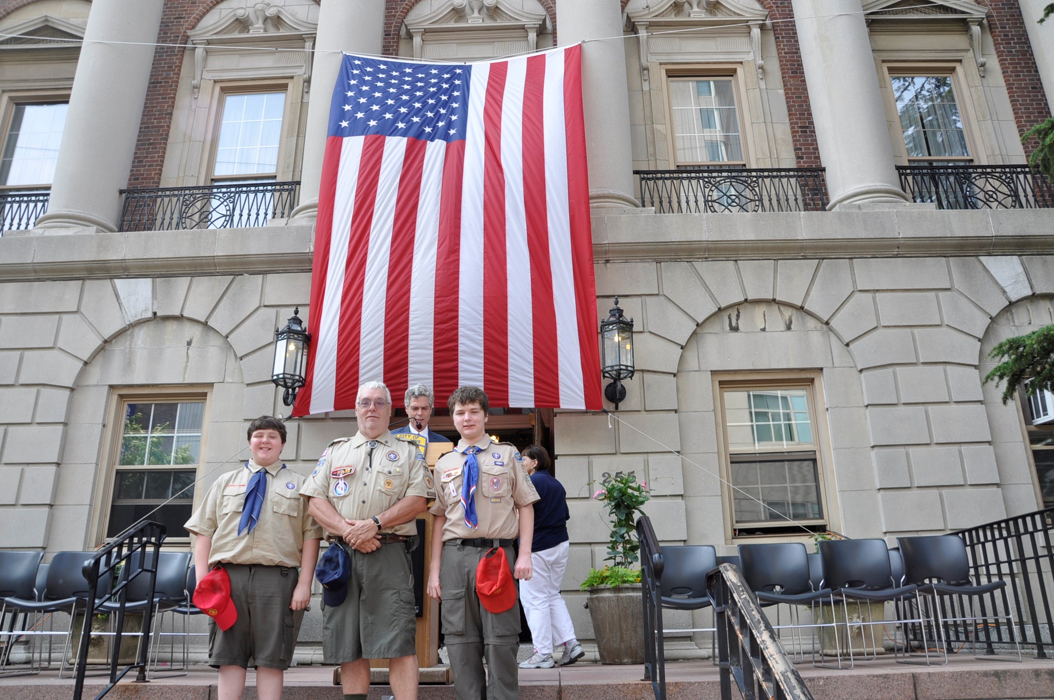 Troop 73 scouts